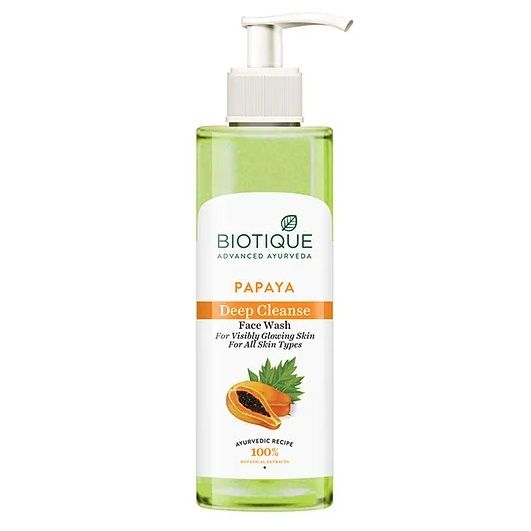 Biotique Deep Cleanse Face Wash - Papaya, 200ml