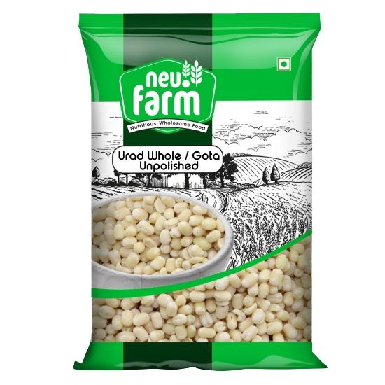 neu.Farm Unpolished Urad Whole / Gota, 1kg