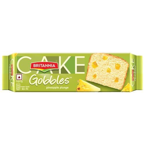 Britannia Gobbles Cake - Pineapple Plunge, 40g