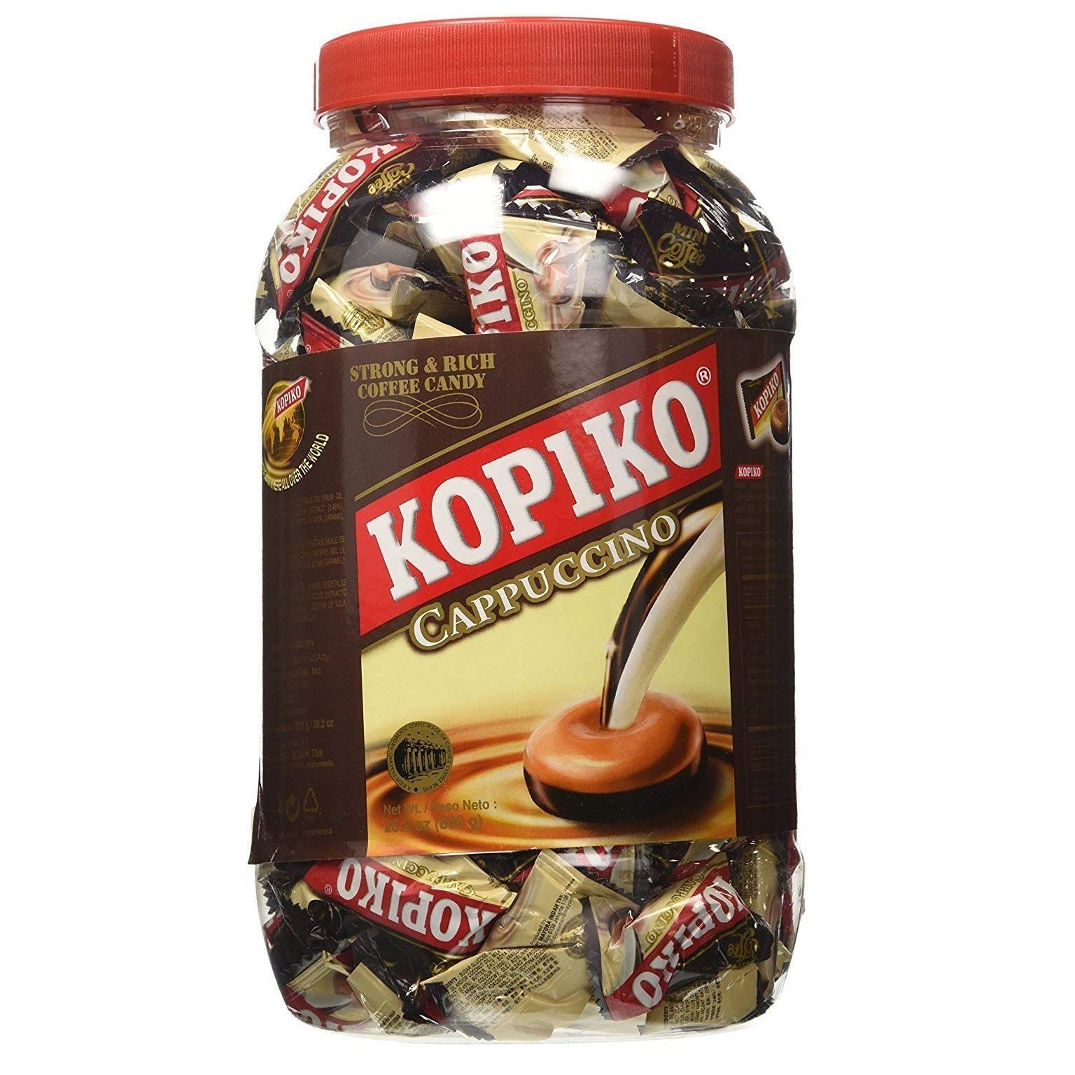 Kopiko Candy Jar - Cappuccino, 856.8g (3.57g x 240pc)