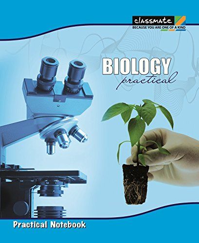 Classmate PB1096 Biology Practical Notebook, 108 Pages