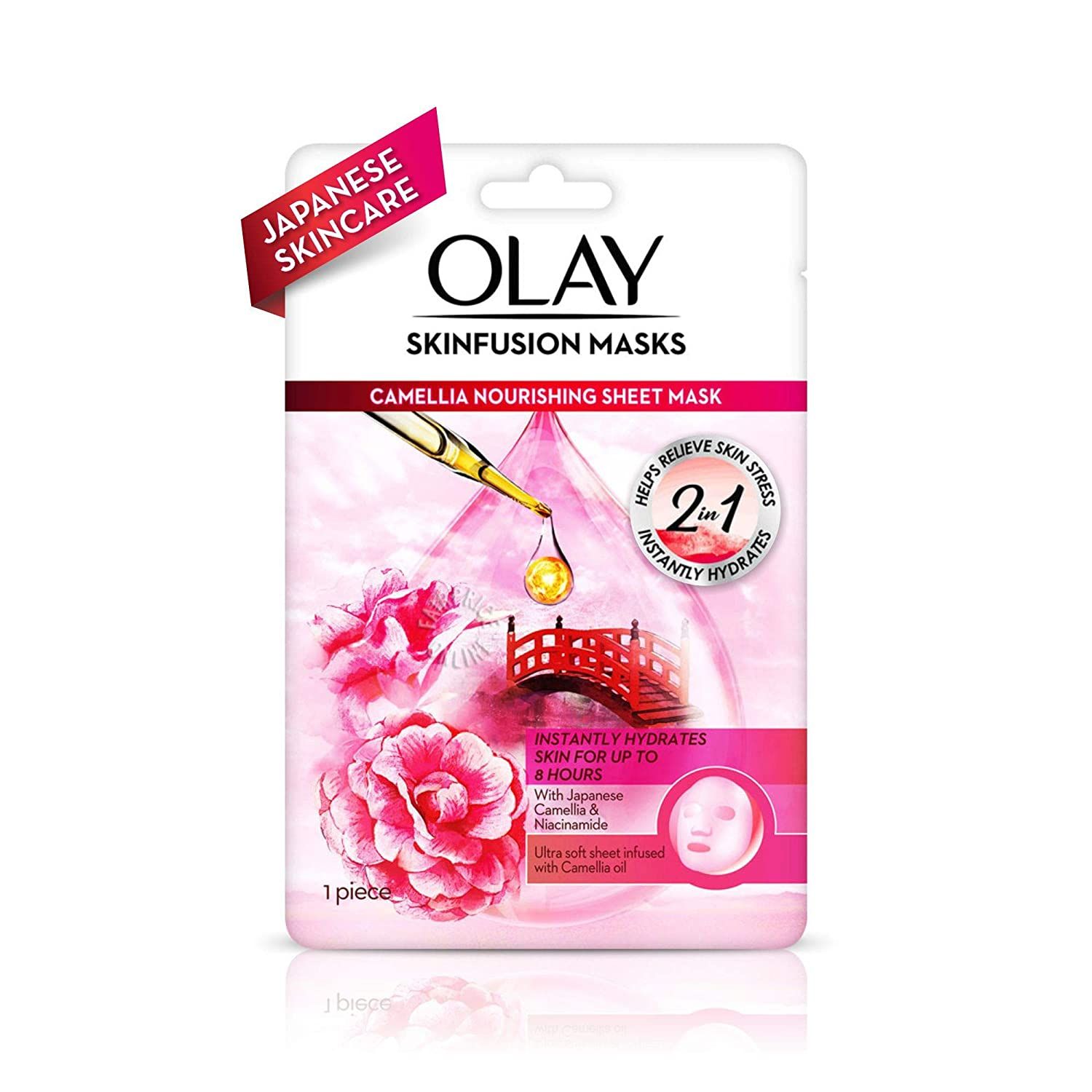 olay Skinfusion Face Mask - Camellia, 25g