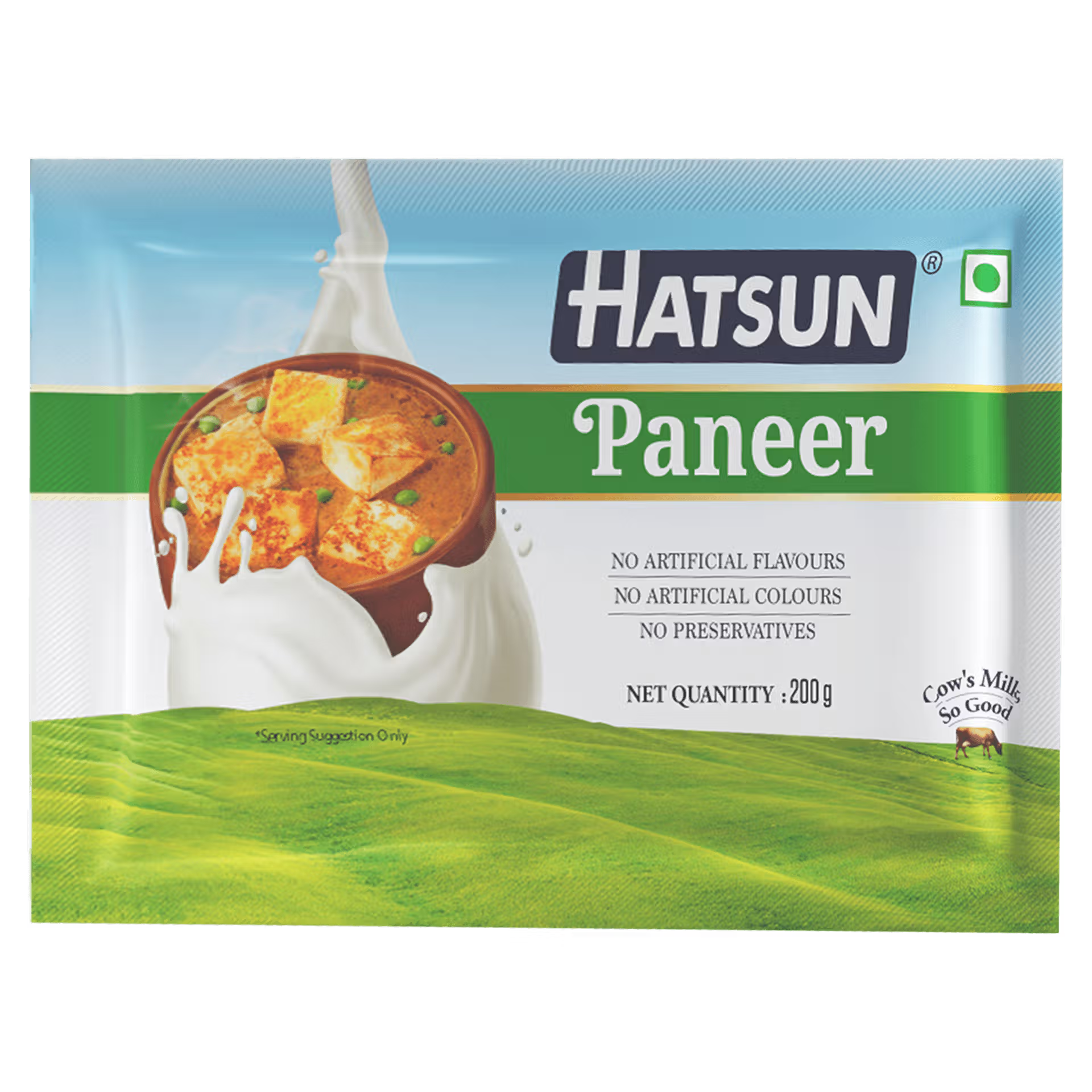 Hatsun Plain Paneer, 200g