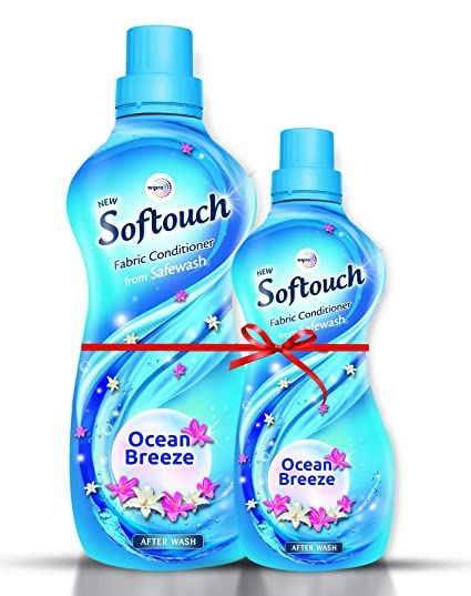 Softouch After Wash Fabric Conditioner Blue - Ocean Breeze, 860ml + 400ml