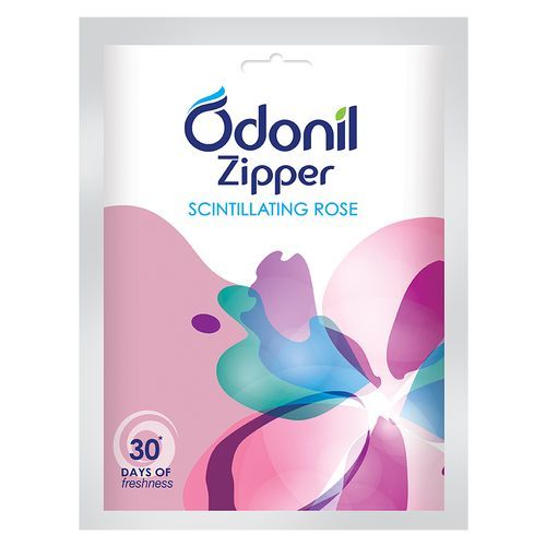 Odonil Zipper Air Freshener - Rose, 10g