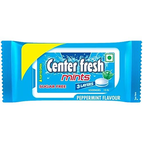 Center Fresh Chewing Gum - Spearmint, 4.5g
