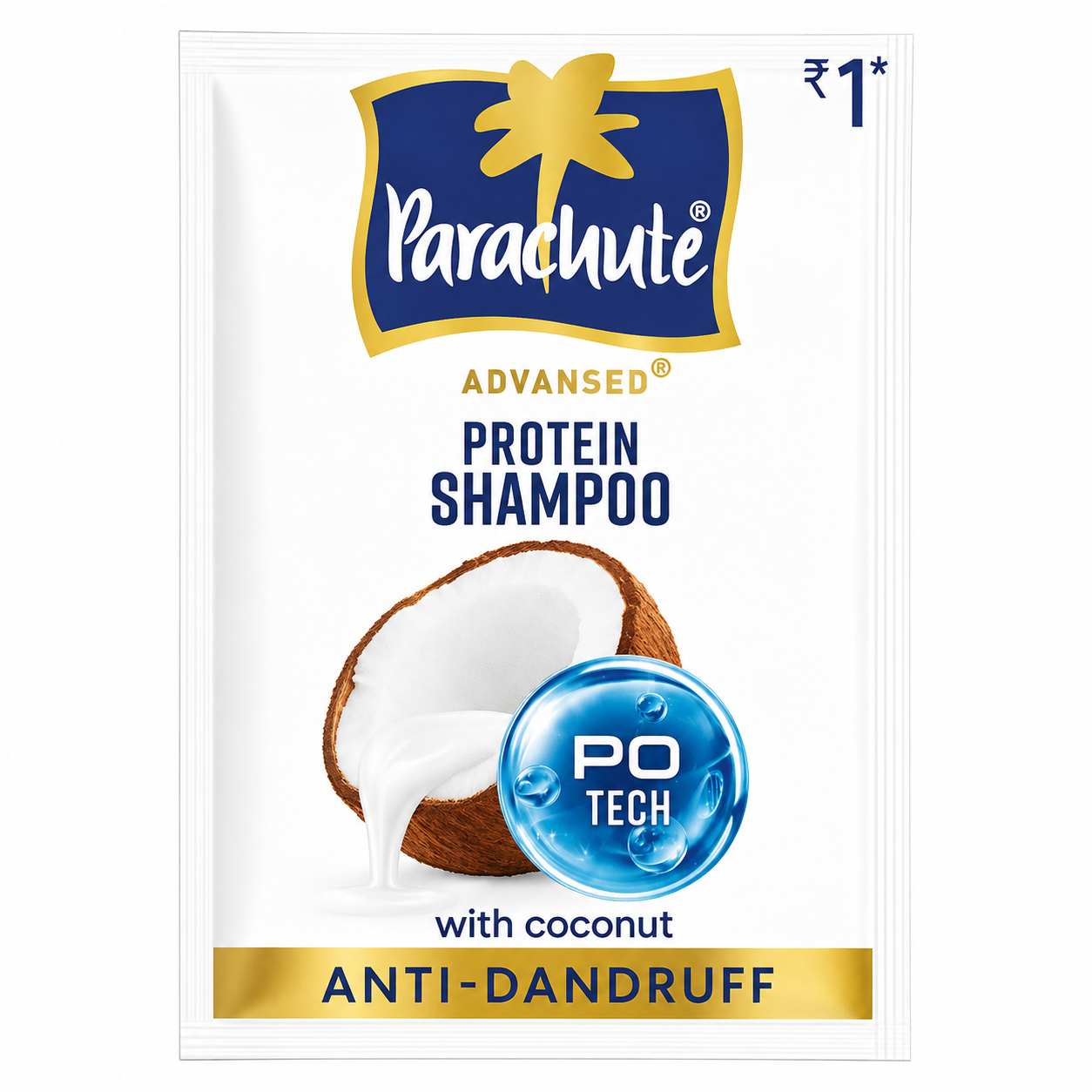 Parachute Advance Anti Dandruff Protein Shampoo - Coconut, 5ml
