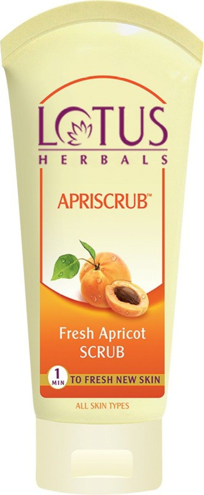 Lotus Herbals Apriscrub Fresh Apricot Scrub, 100g