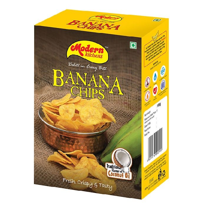 Modern Kitchens Banana Chips - Coconut, 180g