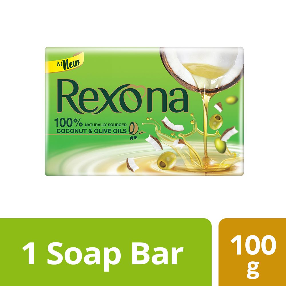 Rexona Soap - Coconut & Olive Oils, 100g