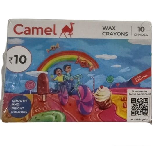 Camlin Wax Crayons, 10 Shades
