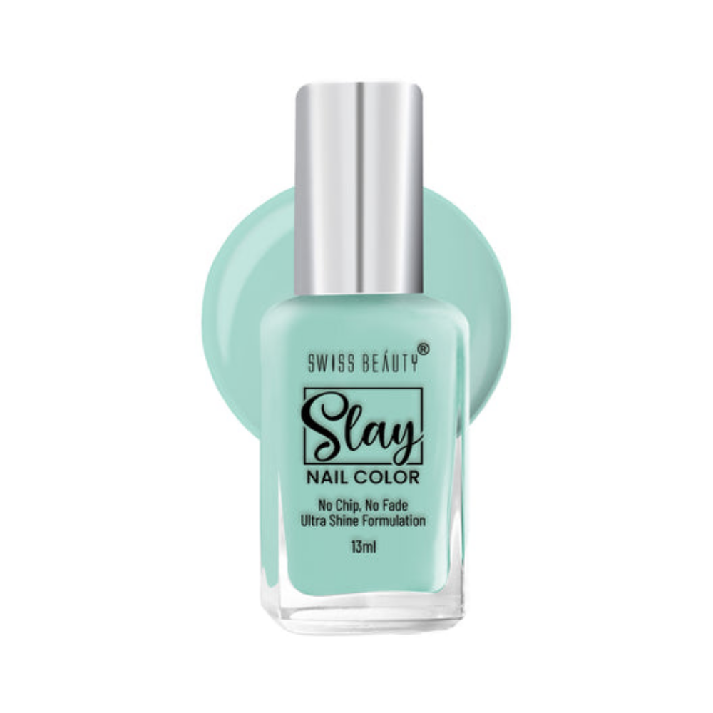 Swiss Beauty Slay Nail Color - Tropical Green 514, 13ml