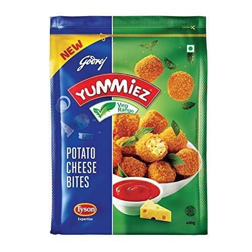 Godrej Yummiez Potato Cheese Bites, 400g