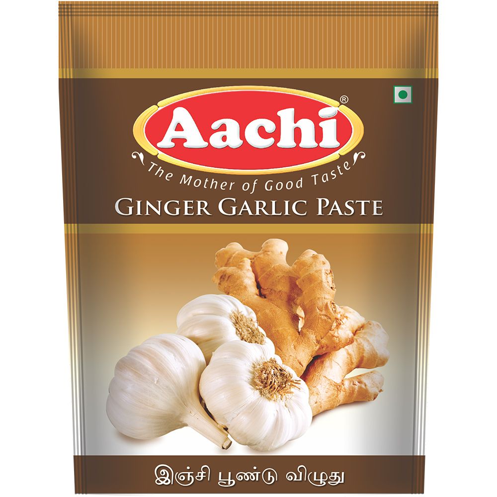 Aachi Ginger Garlic Paste Pouch, 200g