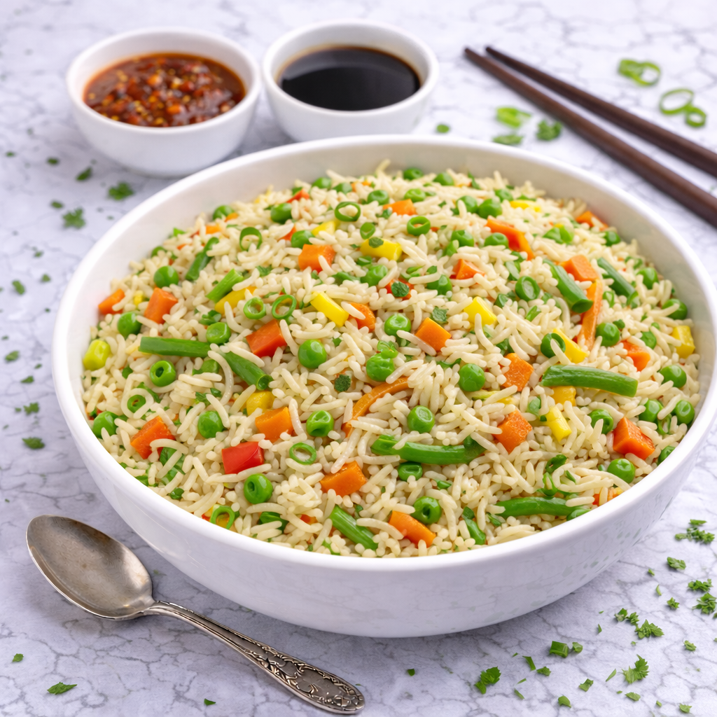 Veg Fried Rice, 1 Plate