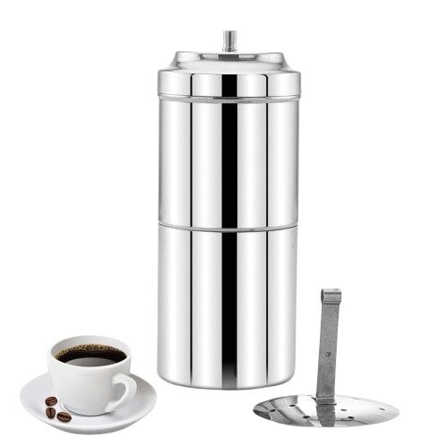 Khatana Stainless Steel Filter Coffee Maker - Big (No 4)