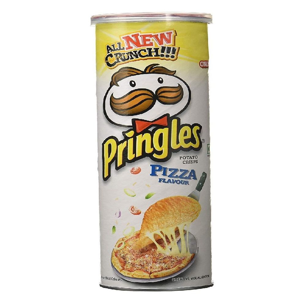 Pringles Potato Chips - Pizza Flavour, 102g