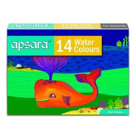 Apsara Water Colour Tube, 14 Shades