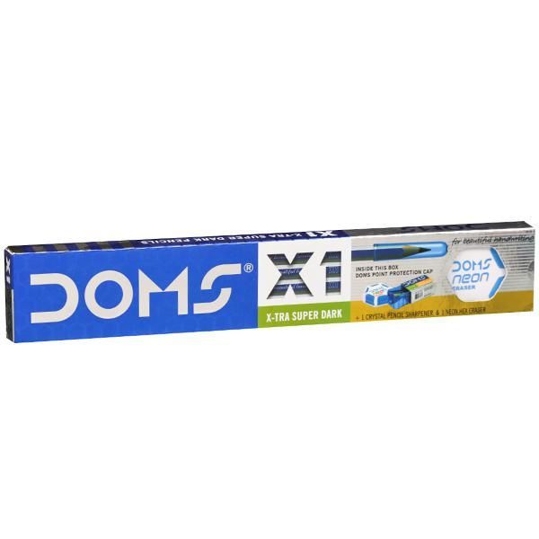 Doms X1 Xtra Super Dark Pencil, 10pcs (7930)