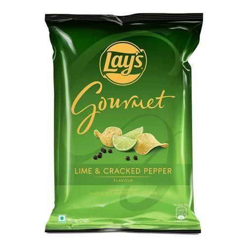 Lays Gourmet Potato Chips - Lime & Cracked Pepper, 55g