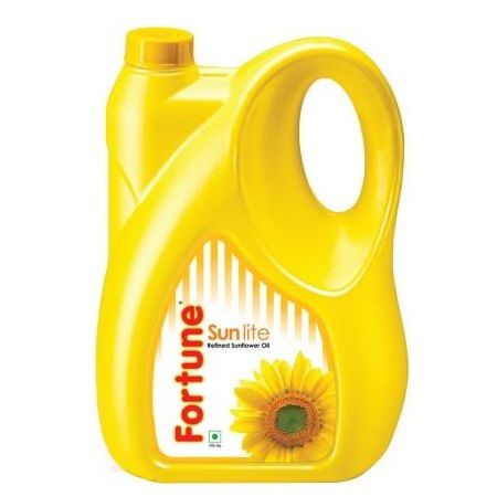 Fortune Sunlite Refined Sunflower Oil Can, 5L
