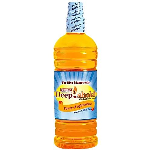 Pitambari Diya & Lamp Oil PET Bottle - Deepshakti, 900ml