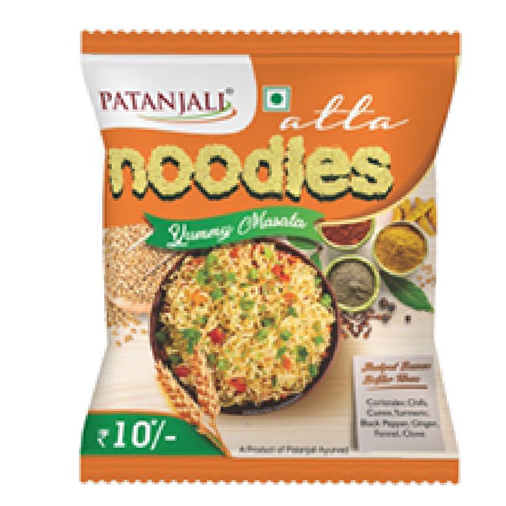 Patanjali Atta Yummy Noodles - Masala, 60g