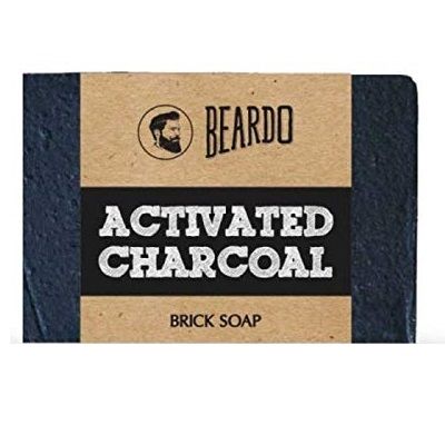 Beardo Activated Charcoal Brick Soap, 125g