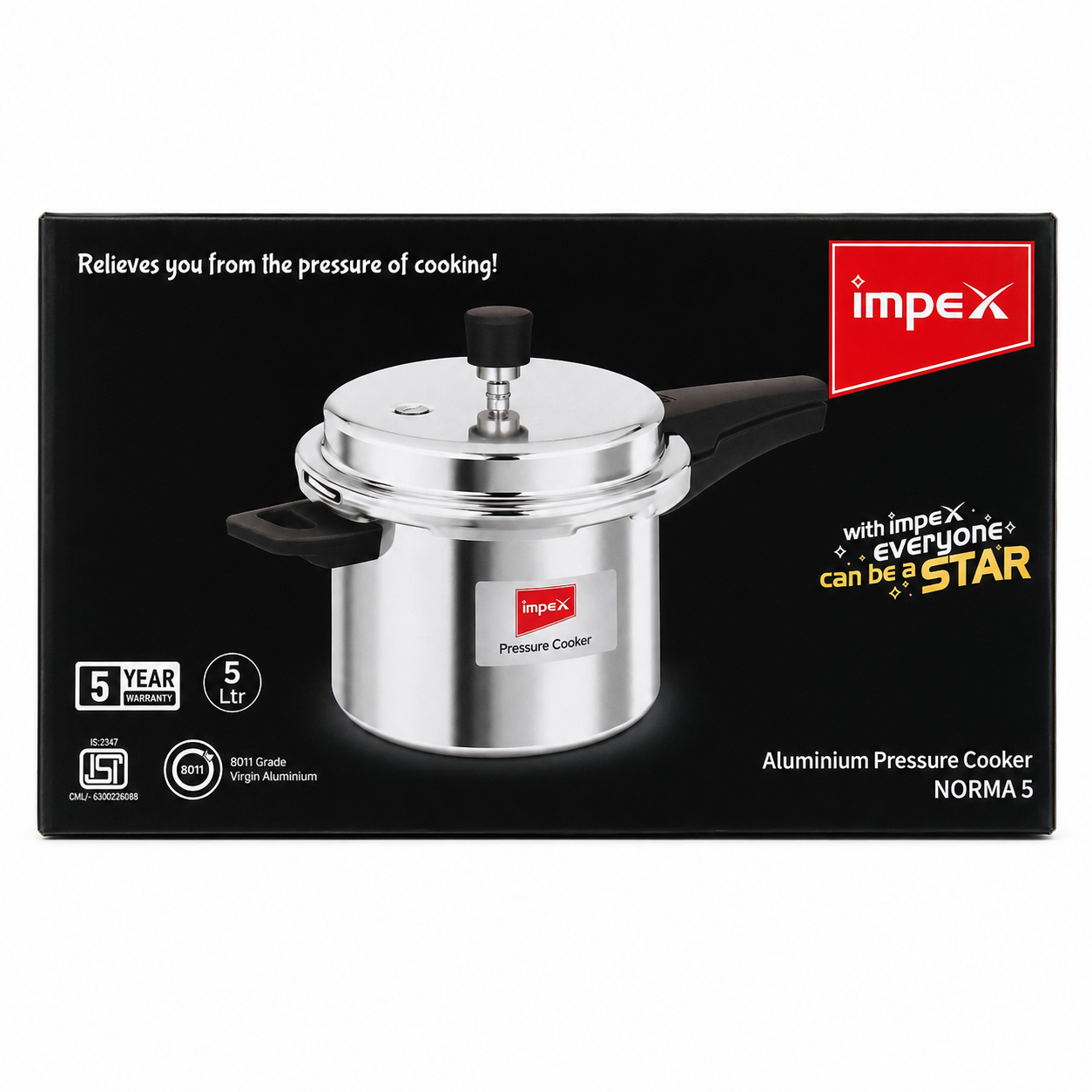 Impex | NORMA 5 | Pressure Cooker Aluminium