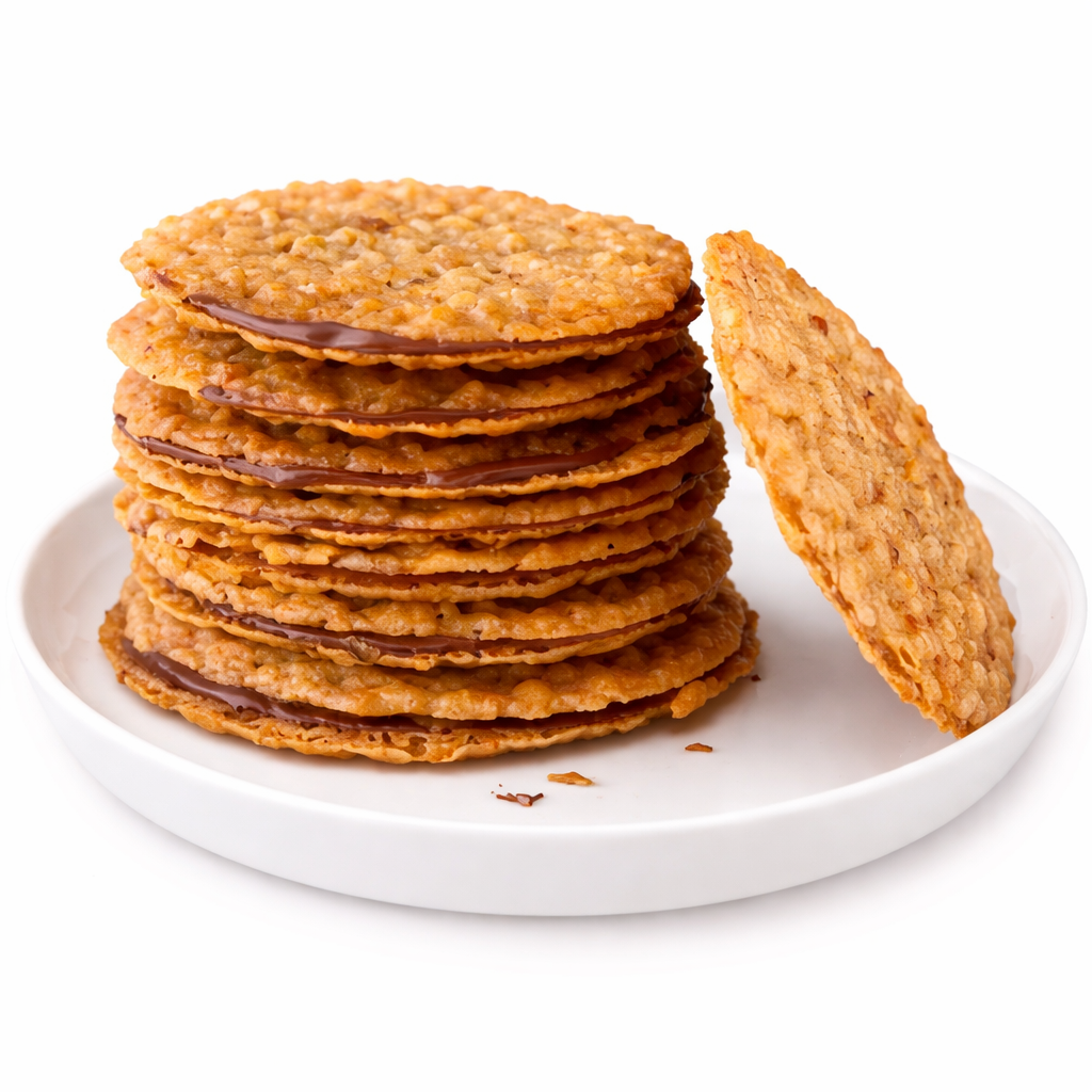 Lace Choco Almond Crisps, 250g