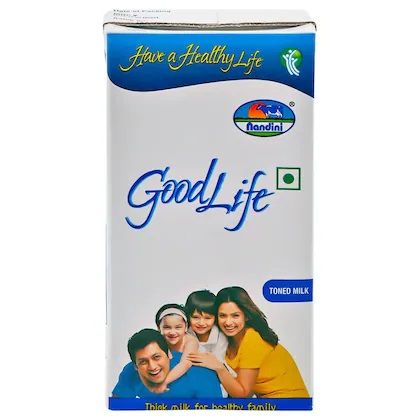 Nandini Good Life Toned Milk Tetra Pack, 500ml
