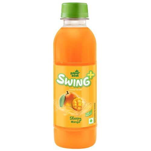 Paper Boat Swing Fruit Juice PET Bottle - Slurpy Mango, 250ml