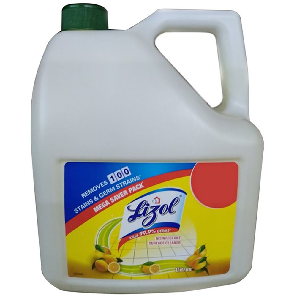 Lizol Disinfectant Floor Cleaner - Citrus, 5L