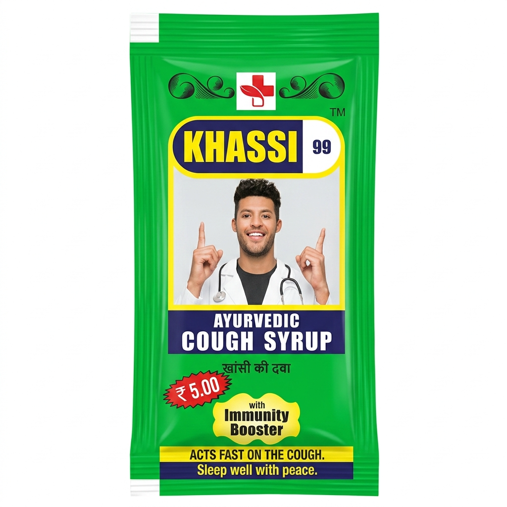 KHASSI 99 Ayurvedic Cough Syrup, 8ml