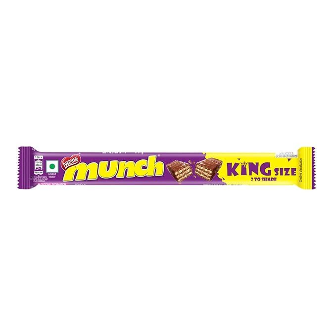 Nestle Munch King Size Choco Taste - Wafer Chocolate, 19.8g