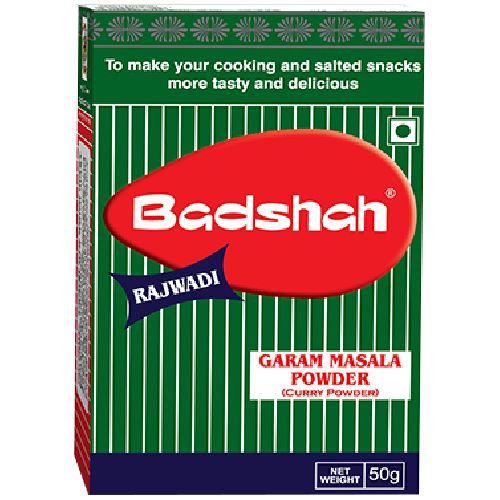 Badshah Rajwadi Garam Masala Powder Carton, 50g