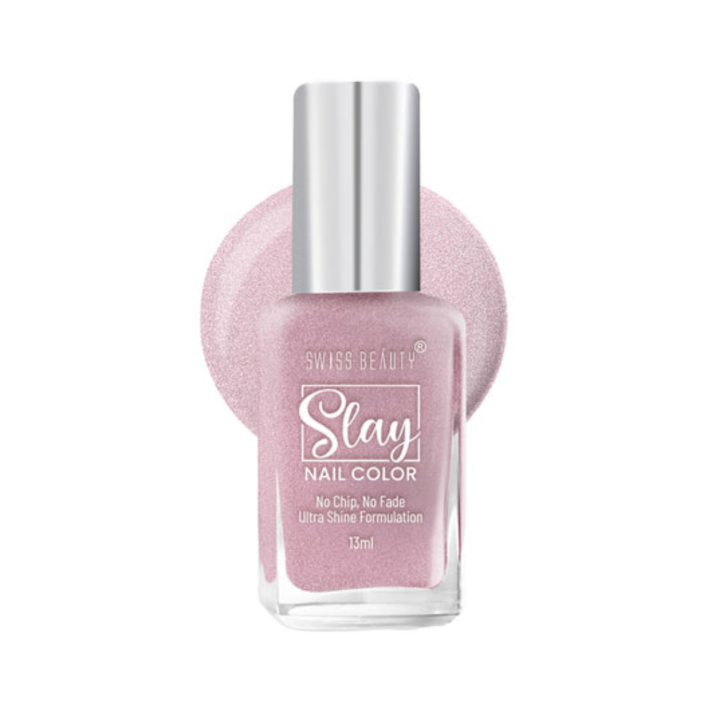 Swiss Beauty Slay Nail Color - Pink Crush 608, 13ml