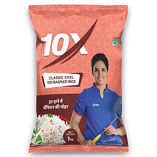 10X Classic Basmati Rice Bag, 1kg