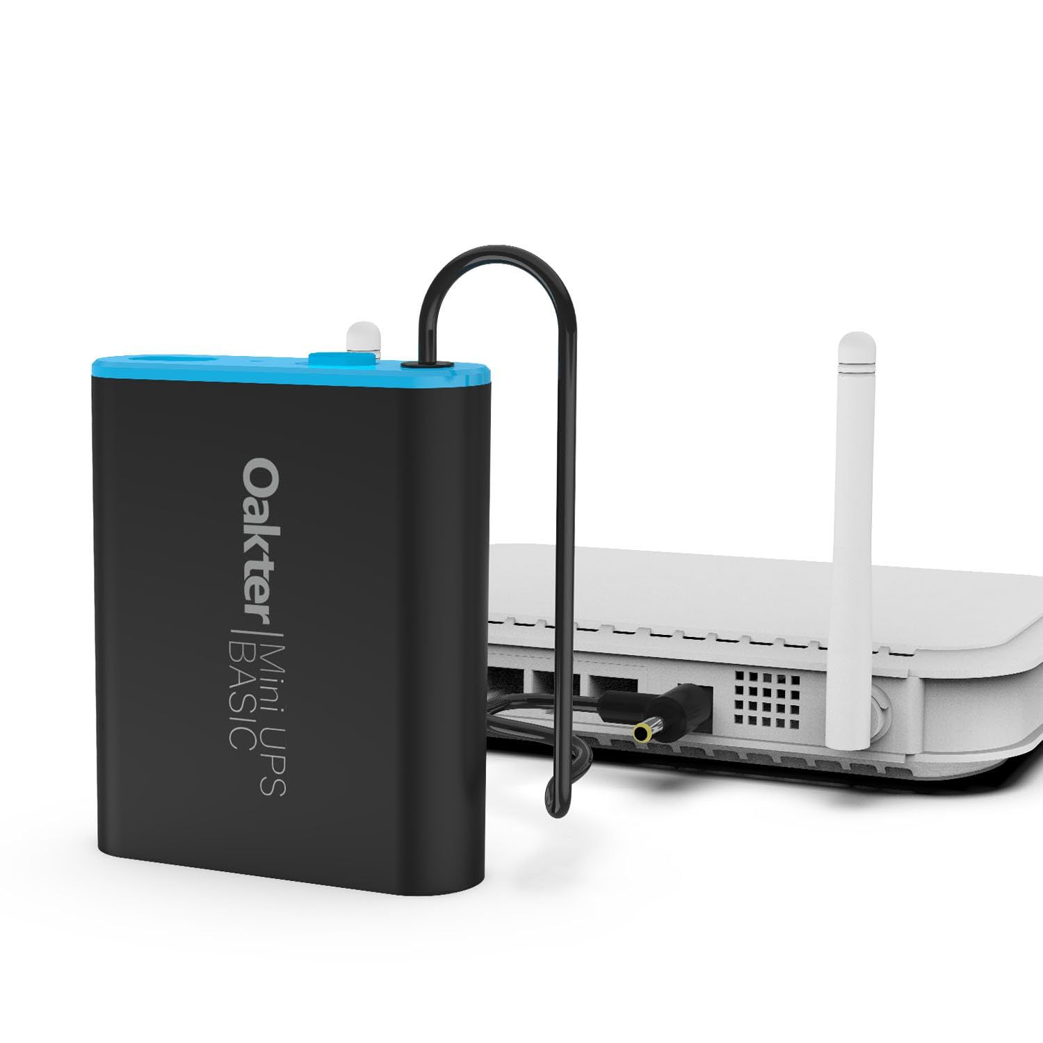 Oakter | Mini UPS Basic | for Router Modem 12V 2A Up to 3 Hours Backup