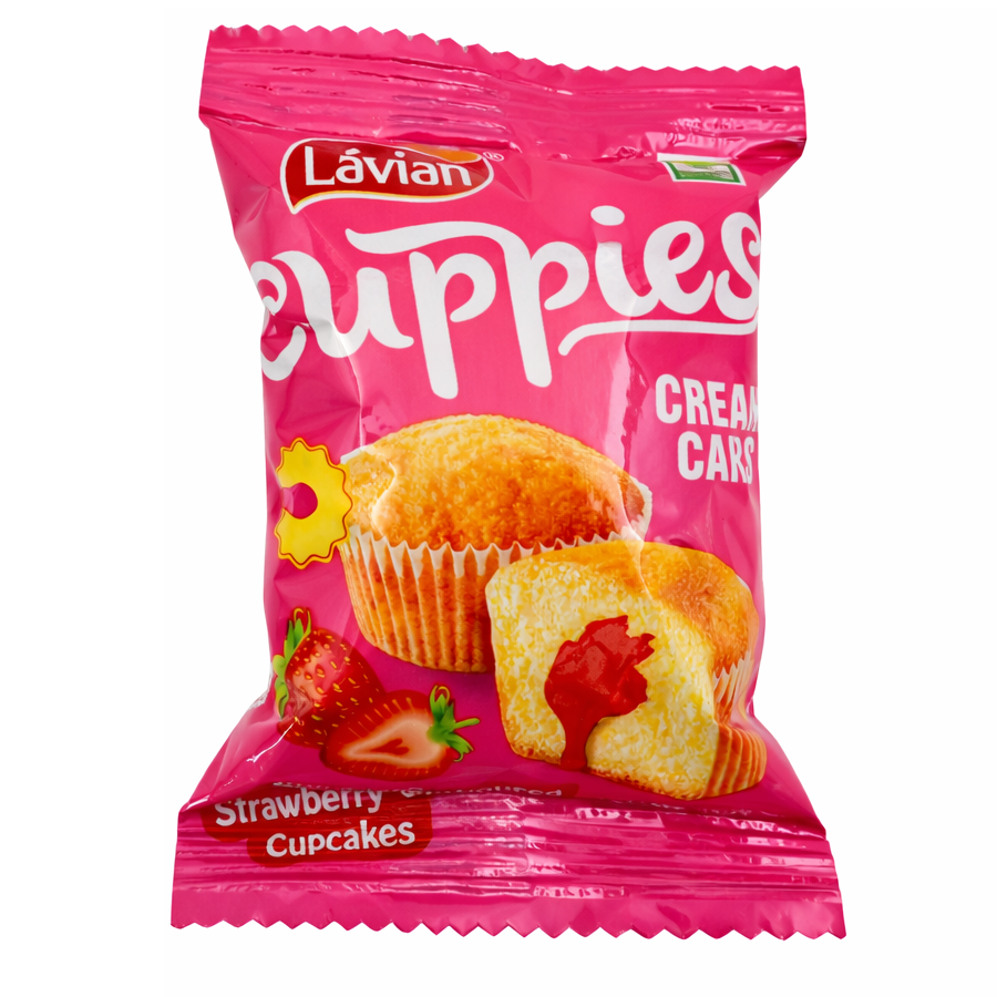Lavian Cuppies Cream Cake - Strawberry, 15g