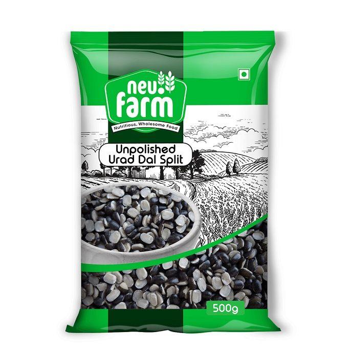 neu.Farm Urad Split - Black, 500g