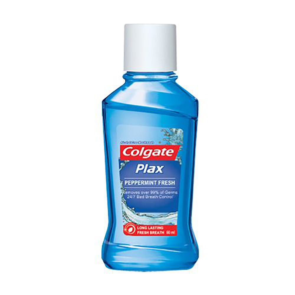 Colgate Plax Mouthwash - Peppermint, 60ml