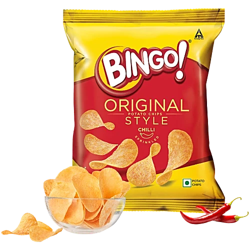 Bingo Potato Chips - Chilli Sprinkled, 21g