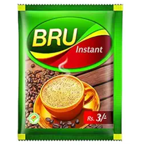 Bru (Rs.3) Instant Coffee Powder Sachet, 3.4g