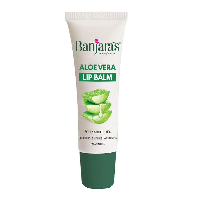 Banjaras Lip Balm  Aloe vera, 12g