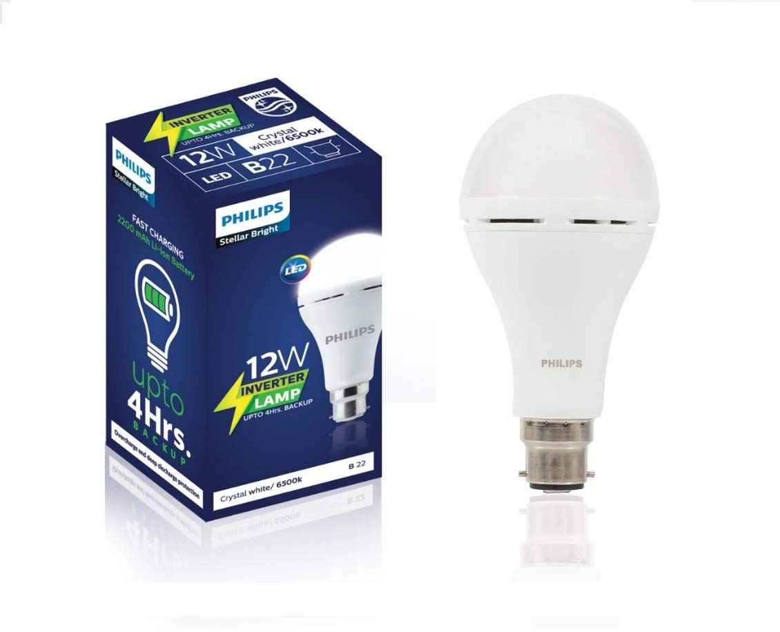 Philips Inverter Rechargeable Emergency LED Bulb 12W B22 6500K