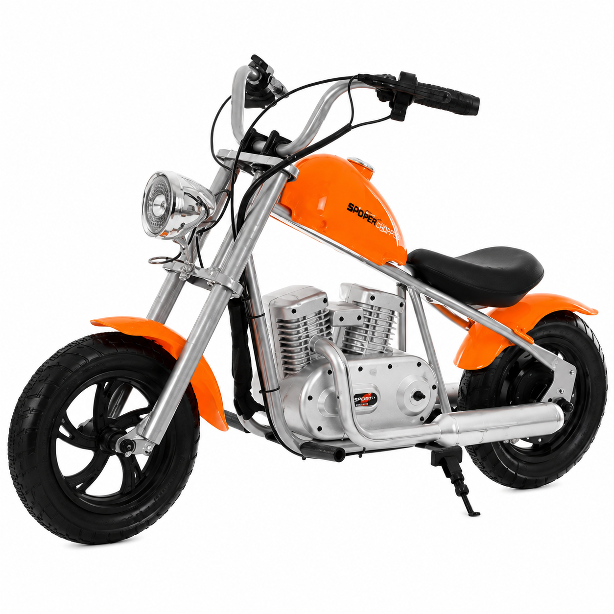 Baybee ChopperX Baby Battery Operated Bike For Kids - White, 1pc