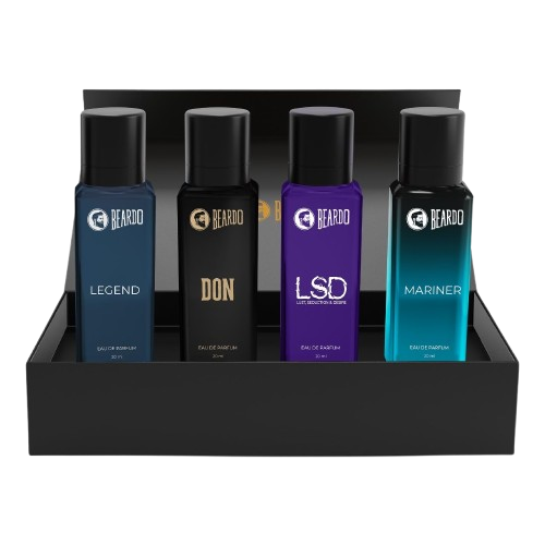 Beardo Best Day Men Perfume Body Spray Gift Set, 20ml (Set of 4)