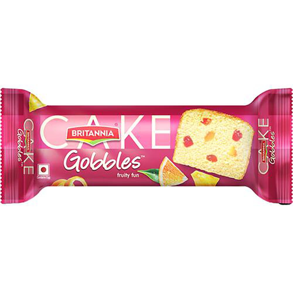 Britannia Gobbles Fruity Fun Cake, 50g