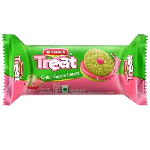 Britannia Treat Stars Biscuit - Chilli Guava, 51g